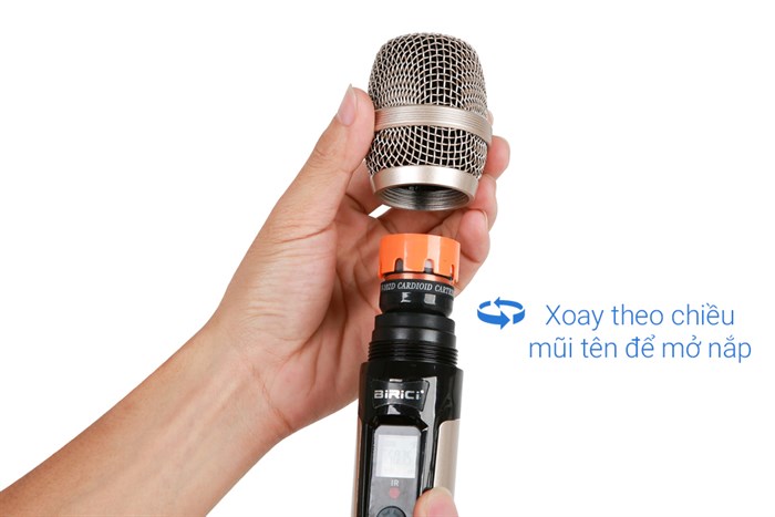 Micro không dây Birici KP-79 Màu Đen - Vàng