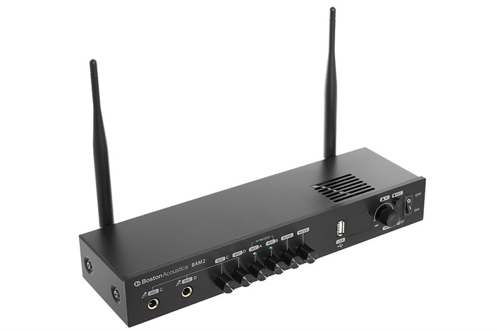 Cặp Micro Không Dây và Bộ Thu Phát Boston Acoustics BAM2 Màu Đen
