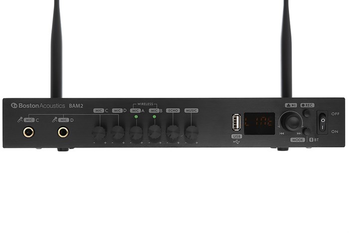 Cặp Micro Không Dây và Bộ Thu Phát Boston Acoustics BAM2 Màu Đen