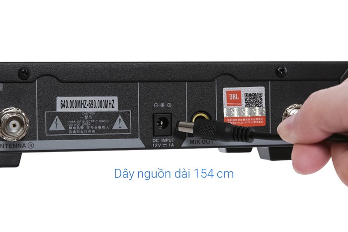 Micro không dây JBL VM200 Màu Xám