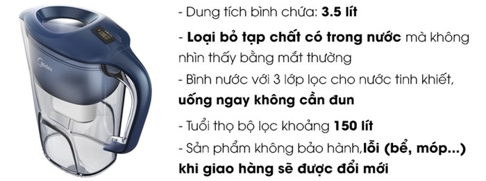 Ca lọc nước QC1548 - KM Midea