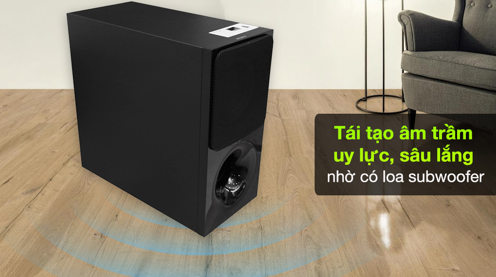 Dàn loa Sony HT-CT390 - Loa subwoofer không dây cho những âm trầm sâu lắng tràn ngập