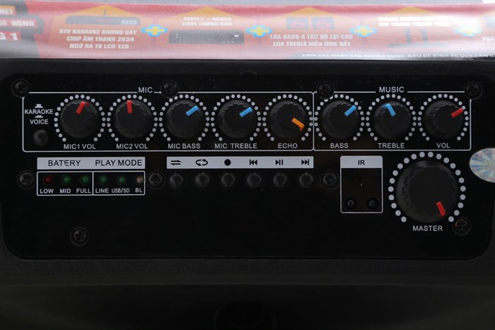 Dàn karaoke di động Acnos KB39U 300W