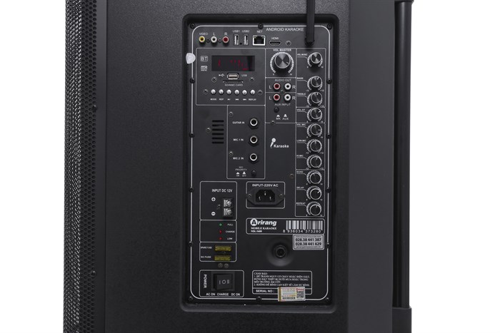 Loa kéo karaoke Arirang MK-3600 600W Màu Đen