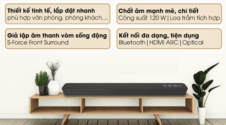Loa Soundbar hãng nào nghe hay nhất 2022 > Loa thanh soundbar Sony HT-S100F