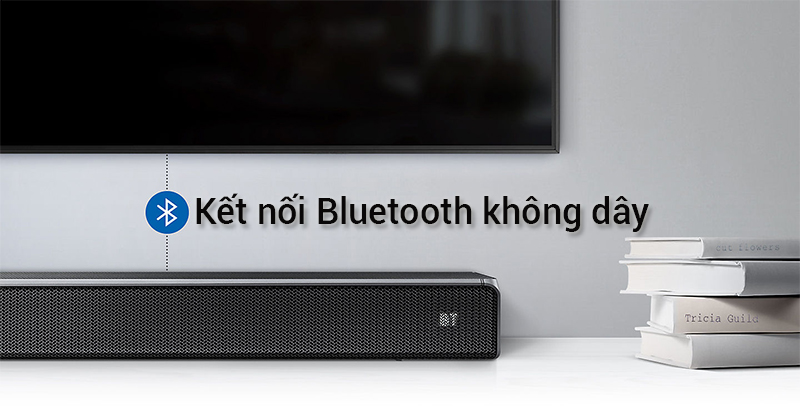 Loa thanh HW-N450/XV kết nối không dây Bluetooth với tivi