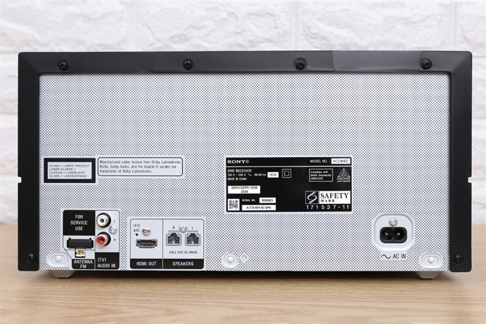 Dàn âm thanh Sony MHC-M40D Màu Đen