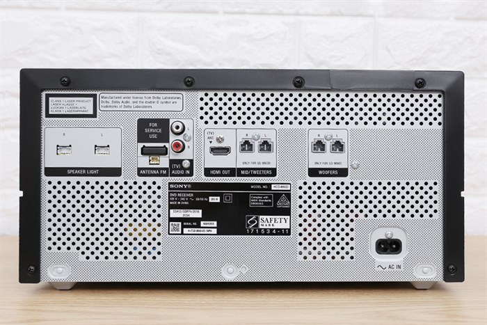 Dàn âm thanh Sony MHC-M60D Màu Đen