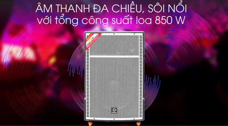 Loa kéo karaoke Dalton TS-18G850N 850W - Âm thanh