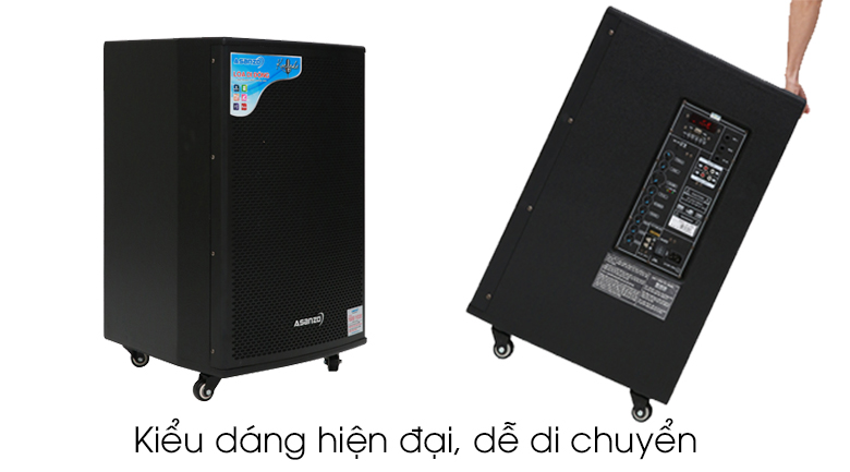 Thiết kế - Loa kéo karaoke Asanzo AL-7700 450 W