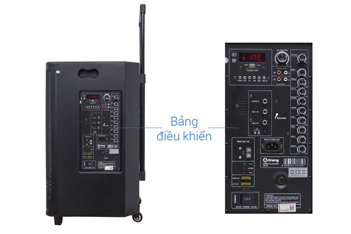 Loa kéo karaoke Arirang MK-36 600W Màu Đen