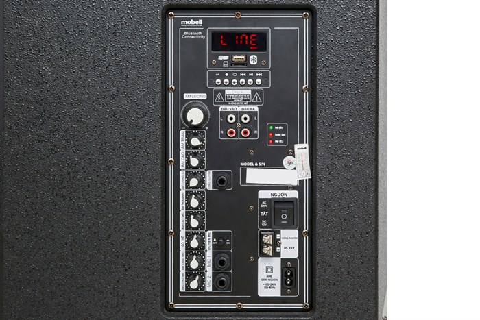 Loa kéo Karaoke Mobell K1501 800W Màu Đen