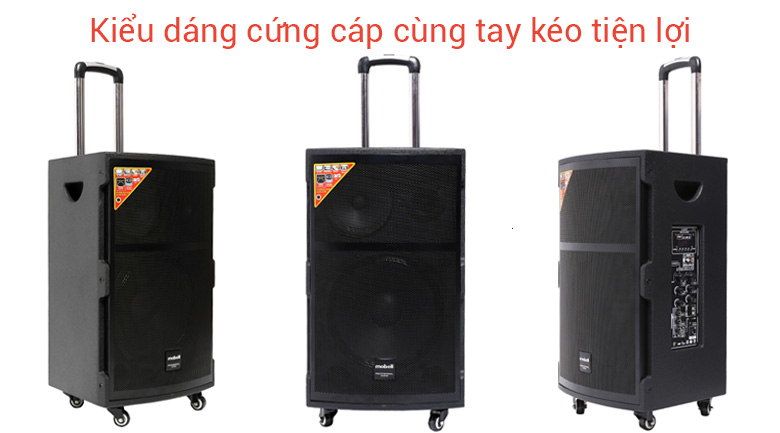 Kiểu dáng cứng cáp trên Loa kéo Mobell K1201