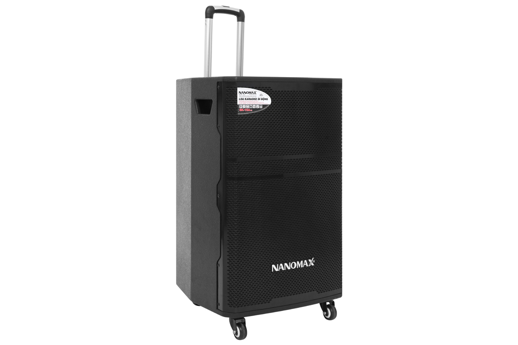 Loa kéo Karaoke Nanomax SK-15A10 600W Màu Đen