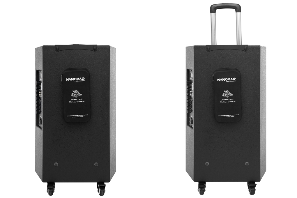 Loa kéo Karaoke Nanomax SK-15A10 600W Màu Đen