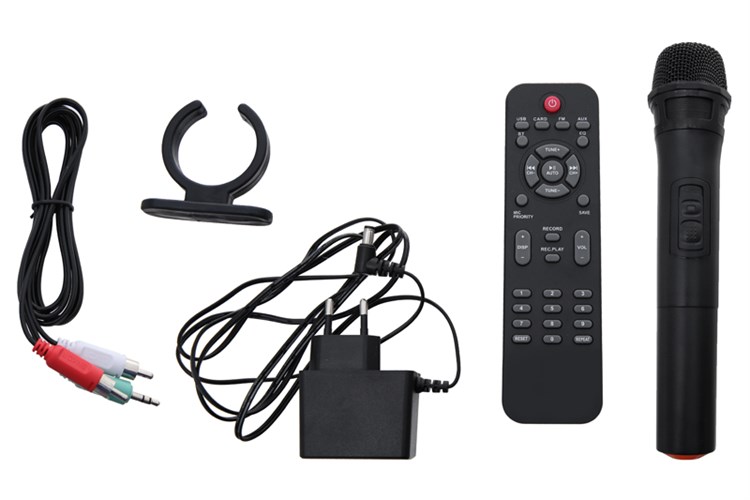 Loa Kéo Bluetooth Karaoke Enkor L0810K Đen 25W Màu Đen