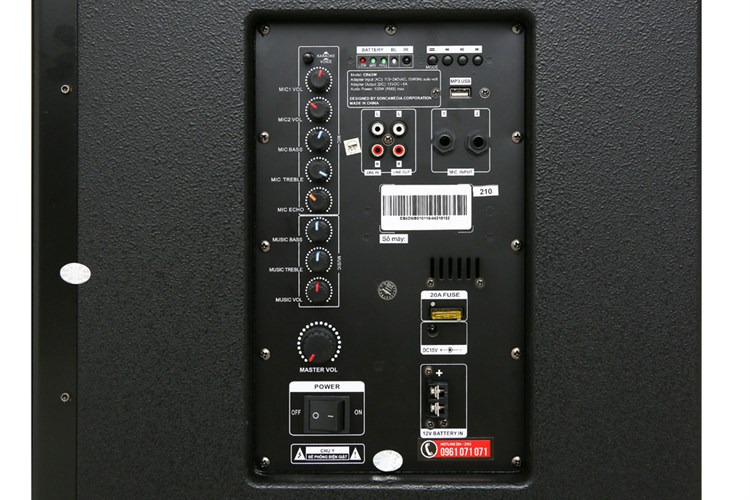 Dàn karaoke di động Acnos CB42W 450W