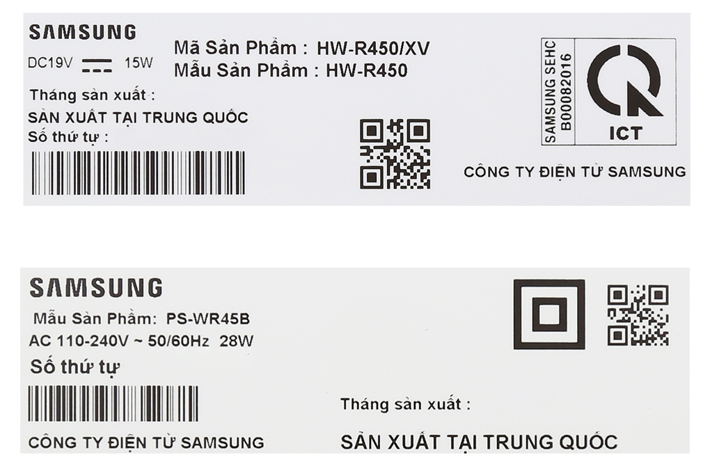 Loa thanh soundbar Samsung 2.1 HW-R450 200W Màu Đen