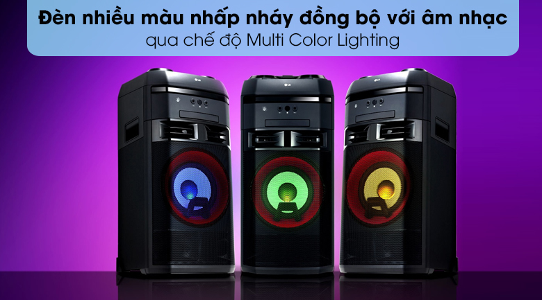 Loa Karaoke LG OL55D 600W - Multi Color Lighting