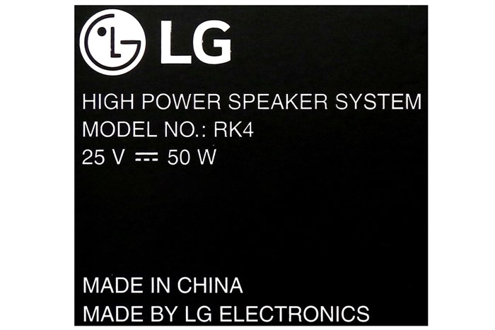 Loa kéo karaoke LG RK4 80W Màu Đen