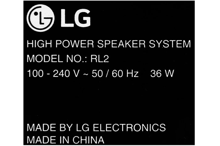 Loa kéo karaoke LG RL2 50W Màu Đen