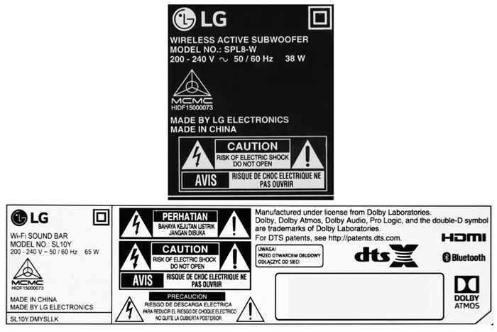 Loa thanh LG SL10Y Màu Đen