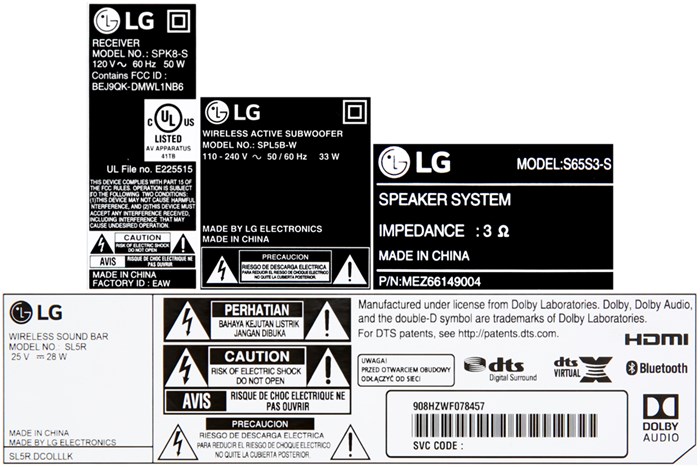 Dàn âm thanh LG SL5R Màu Đen