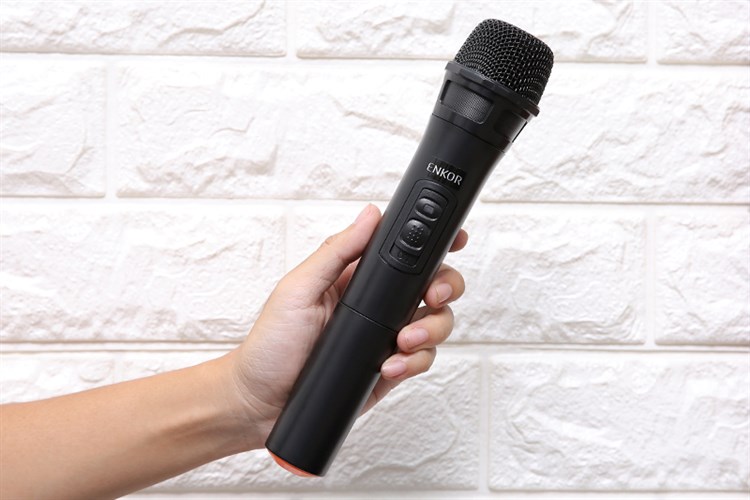 Loa kéo Bluetooth Karaoke Enkor L1218K Đen 16W Màu Đen