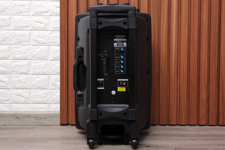 Loa kéo Bluetooth Karaoke Enkor L1218K Đen 16W Màu Đen