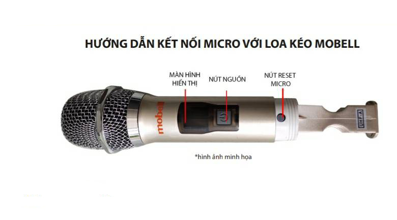 Hướng dẫn kết nối micro với loa kéo Karaoke Mobell K1507 1000W