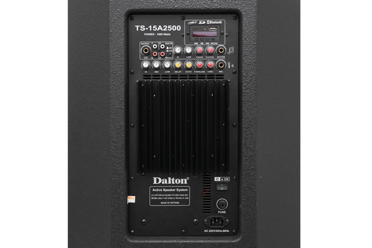 Loa điện karaoke Dalton TS - 15A2500 1600W Màu Đen