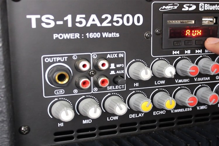 Loa điện karaoke Dalton TS - 15A2500 1600W Màu Đen