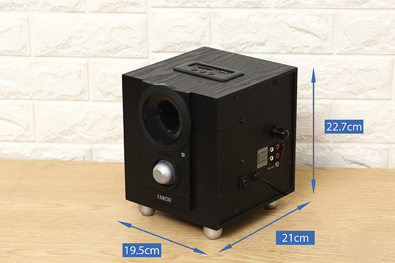 Loa vi tính Bluetooth Enkor E700 Đen Màu Đen