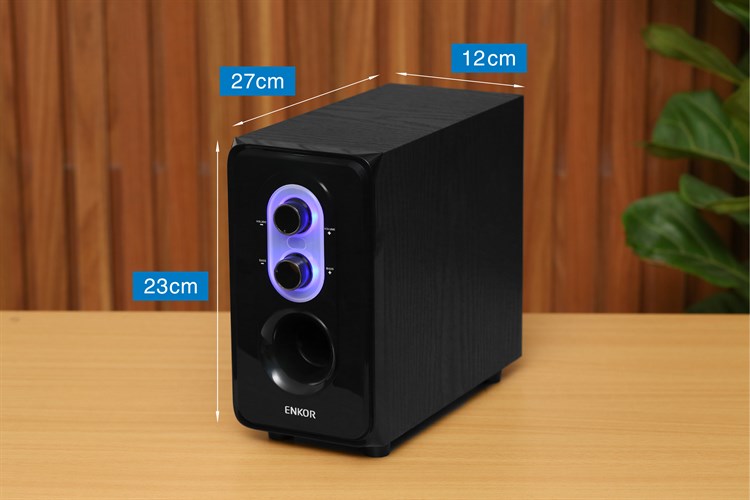 Loa vi tính Enkor E50 Đen Màu Đen