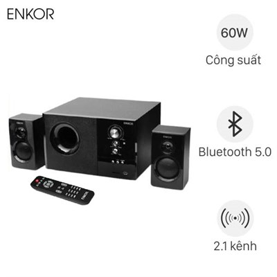 Loa vi tính Bluetooth Enkor S2880 Đen