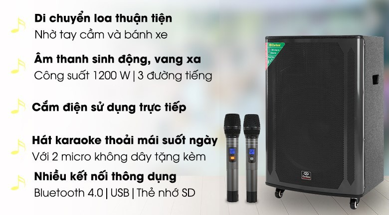 Loa Điện Karaoke Zenbos K-368 - giá tốt, có trả góp 0%