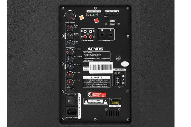 Loa Kéo Karaoke Acnos CBX15G