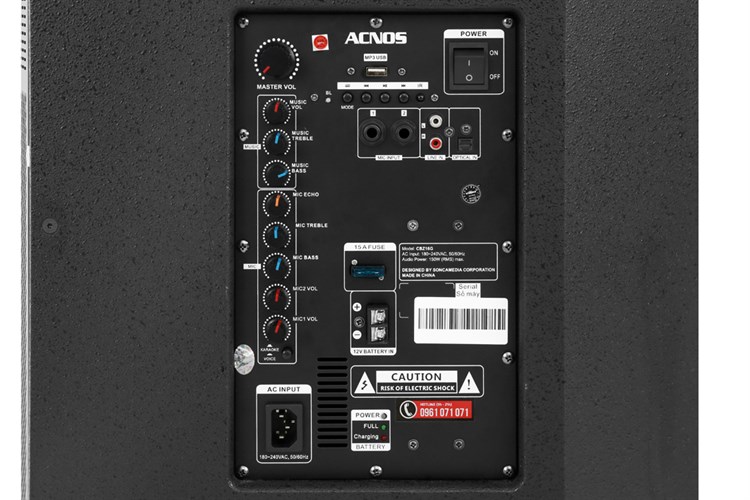 Loa Kéo Karaoke Acnos CBZ16G