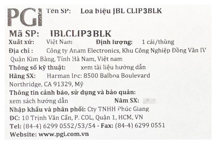 Loa Bluetooth JBL Clip 3 Màu Đỏ