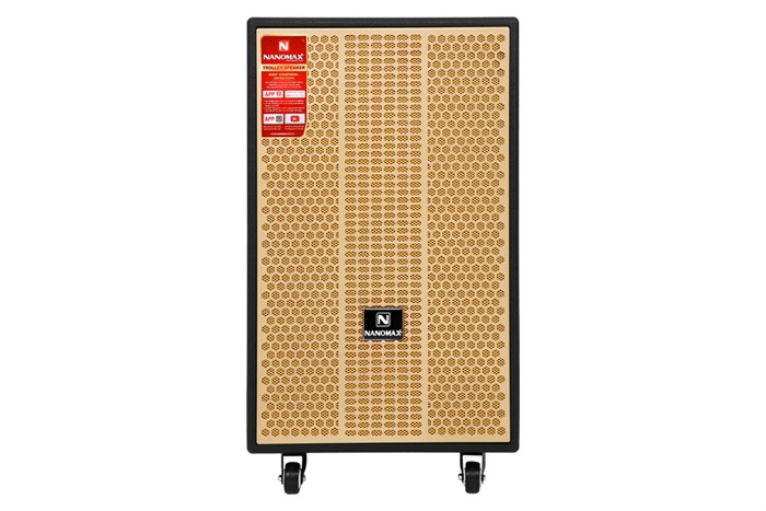 Loa kéo karaoke Nanomax S-2000 680W Màu Đen - Vàng
