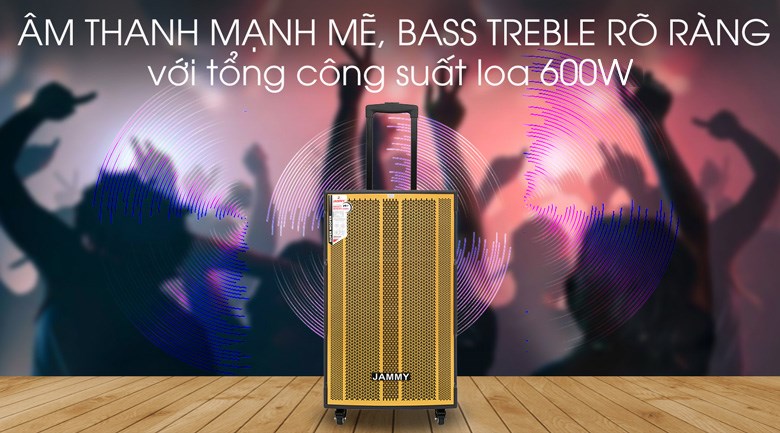 Loa kéo karaoke Jammy AM4218 600W