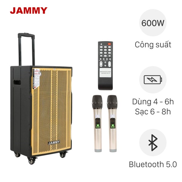 Loa kéo karaoke Jammy AM4218 600W