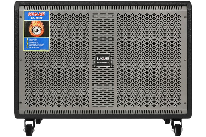 Loa điện karaoke SuYang X-108 600W Màu Đen - Xám