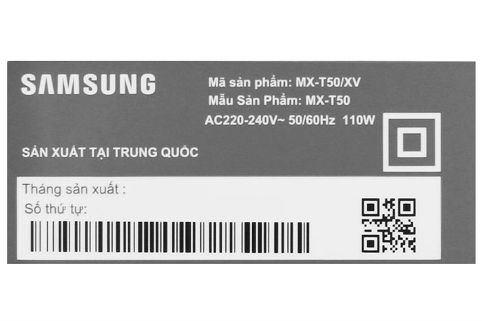 Loa tháp Samsung MX-T50/XV 500W Màu Đen