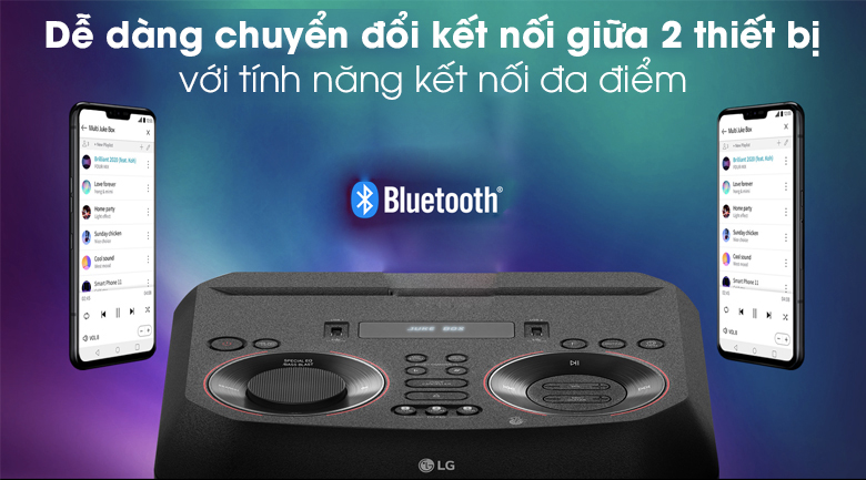 Loa Karaoke LG Xboom RN5 - Kết nối đa điểm