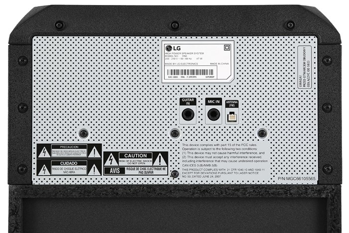 Loa điện karaoke LG Xboom RN5 300W Màu Đen