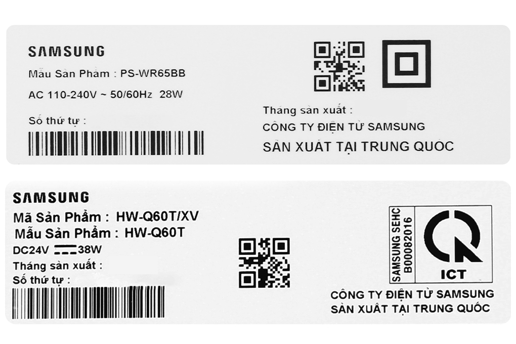 Loa thanh Samsung HW-Q60T/XV Màu Đen
