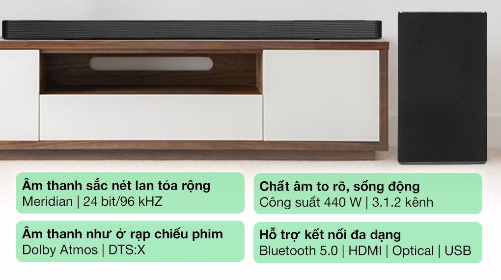 Loa thanh soundbar LG SN8Y