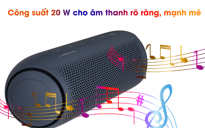 Loa Bluetooth LG Xboom Go PL5 - Công suất