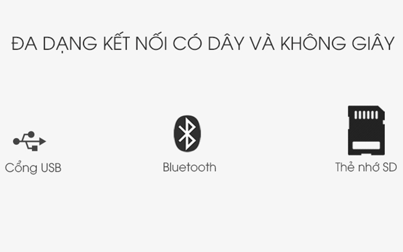Loa Kéo Bluetooth Mozard L0629K Đen Xám - Kết nối